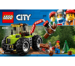 LEGO Forest Tractor Set 60181 Instructions