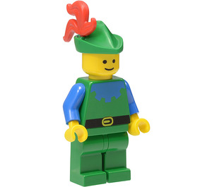 LEGO Forestman mit Blau Arme, Grün/Blau Torso Minifigur