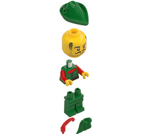 LEGO Forestman med Kap Minifigur