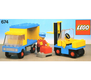 LEGO Forklift and Truck Set 674