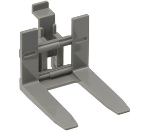 LEGO Forklift Forks 4 x 7 Reinforced without Rubber Belt Holder (45707)