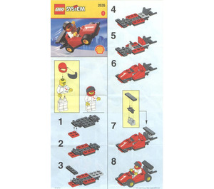 LEGO Formula 1 Racing Car Set 2535 Instructions