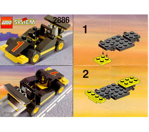 LEGO Formula 1 Racing Car Set 2886 Instructions