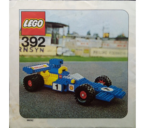 LEGO Formula 1 392-1 Istruzioni