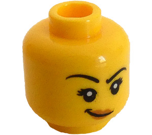 LEGO Fox Costume Girl Minifigure Head (Recessed Solid Stud) (3626 / 61330)