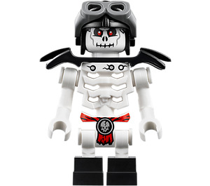 LEGO Frakjaw - mit Schwarz Armor, Flieger Helm und Goggles Minifigur