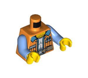 LEGO Frank the Foreman Minifig Torso (973 / 76382)