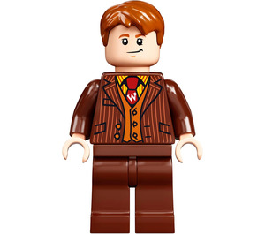 LEGO Fred Weasley met Grijns / Smiling Hoofd minifiguur