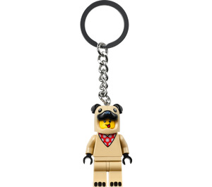 LEGO French Bull Dog Guy Key Chain (854158)