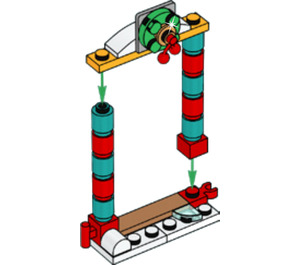 LEGO Friends Advent Calendar 2023 41758-1 Teilmenge Day 2 - Christmas Arch