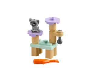 LEGO Friends Advent Calendar 2024 Set 42637-1 Subset Day 9 - Kitten, Cat Stand, and Fish