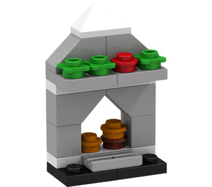 LEGO Friends Advent Calendar Set 3316-1 Subset Day 21 - Fireplace