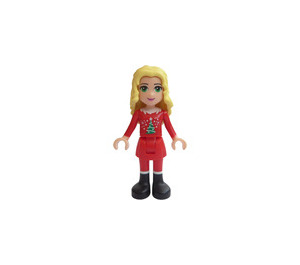 LEGO Friends Advent Calendar 3316-1 Deelverzameling Day 6 - Christina, Red Christmas Outfit