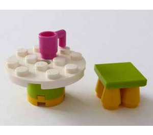 LEGO Friends Calendrier de l'Avent 3316-1 Subset Day 8 - Table with Stool