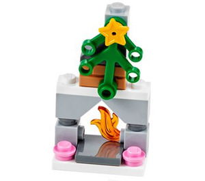 LEGO Friends Advent Calendar Set 41040-1 Subset Day 17 - Holiday Fireplace