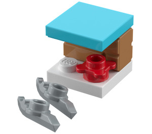 LEGO Friends Advent Calendar 41102-1 Teilmenge Day 2 - Bench and Ice Skates