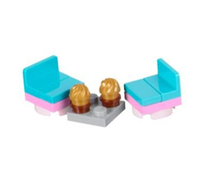 LEGO Friends Calendrier de l'Avent 41131-1 Subset Day 13 - Table, Chairs and Cupcakes