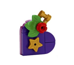 LEGO Friends Advent Calendar Set 41382-1 Subset Day 1 - Heart Tree Ornament