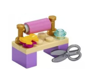 LEGO Friends Advent Calendar Set 41420-1 Subset Day 16 - Gift Wrap Stand