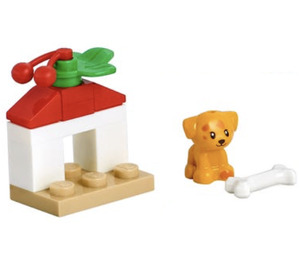LEGO Friends Advent kalender 41690-1 Subset Day 12 - Doghouse, Dog, and Bone