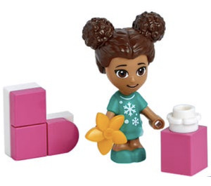 LEGO Friends Calendrier de l'Avent 41690-1 Subset Day 13 - Andrea, Stocking, and Package