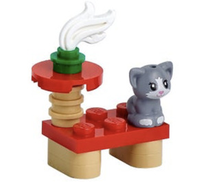 LEGO Friends Adventskalender 41690-1 Subset Day 15 - Table and Cat