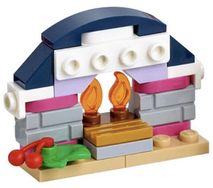 LEGO Friends Advent Calendar 41690-1 Osajoukko Day 18 - Hearth / Fireplace