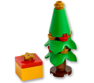 LEGO Friends Advent kalender 41706-1 Subset Day 20 - Christmas Tree and Present