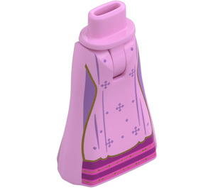 LEGO Friends Hip with Long Skirt with Sakina Pink Dress (Thin Hinge) (36187 / 104968)