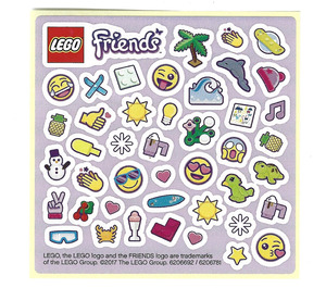LEGO Friends Aufkleber Sheet x44