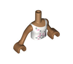 LEGO Friends Torso, with Squared Scales Pattern (92456)