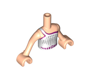 LEGO Friends Torso, with Strap Top and Scales Pattern (92456)