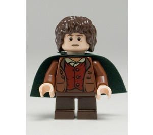 LEGO Frodo Baggins - Dark Green Cape minifiguur
