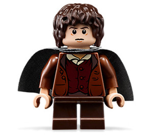 LEGO Frodo Baggins s Dark Stone Šedá Plášť Minifigurka