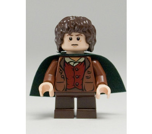 LEGO Frodo Baggins met Groen Cape Minifiguur