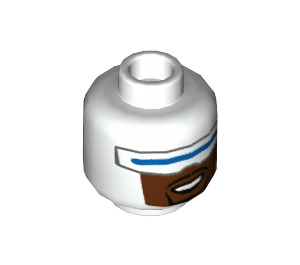 LEGO Frozone Minifigure Head (Recessed Solid Stud) (3626 / 42579)