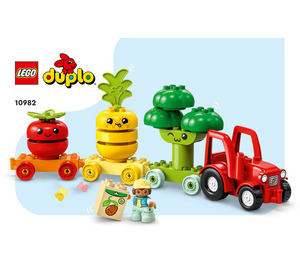 LEGO Fruit und Vegetable Tractor 10982 Instructions