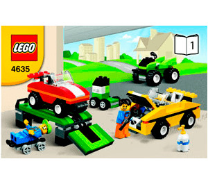 LEGO Fun With Vehicles Set 4635 Instructions