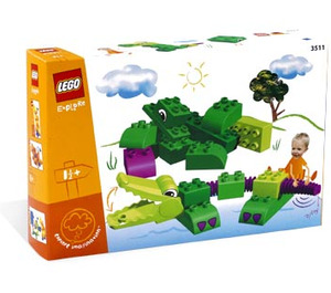 LEGO Funny Krokodil 3511 Packaging