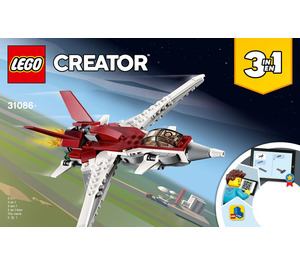 LEGO Futuristic Flyer Set 31086 Instructions
