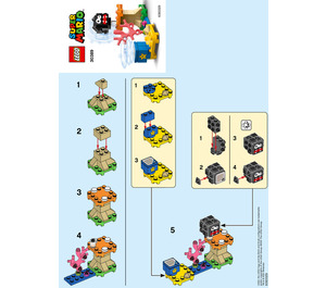 LEGO Fuzzy & Mushroom Platform 30389 Instructies