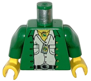 LEGO Gail Storm Torso with Green Arms and Yellow Hands (973 / 73403)