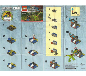 LEGO Gallimimus Trap 30320 Instructies