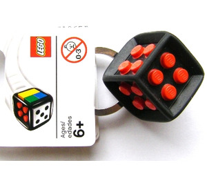 LEGO Games Black Die Keychain (2853383)