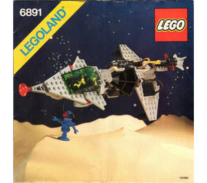 LEGO Gamma V Laser Craft 6891 Instruktioner