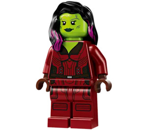 LEGO Gamora s Tmavě červená Oblek Minifigurka