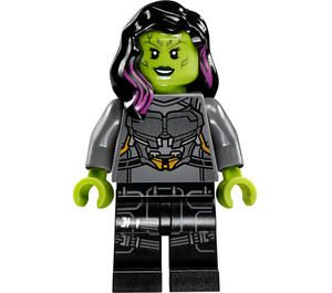 LEGO Gamora s stříbrný Brnění Minifigurka