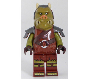 LEGO Gamorrean Vakt (Olive Grön) med Sandals Minifigur