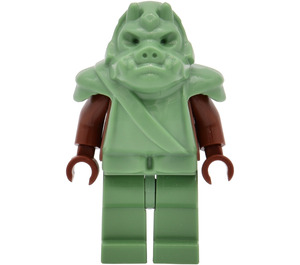 LEGO Gamorrean Bewaker (Zandgroen) met Reddish Bruin Armen Minifiguur