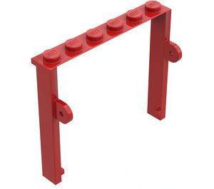 LEGO Garage Door Frame 1 x 6 x 4